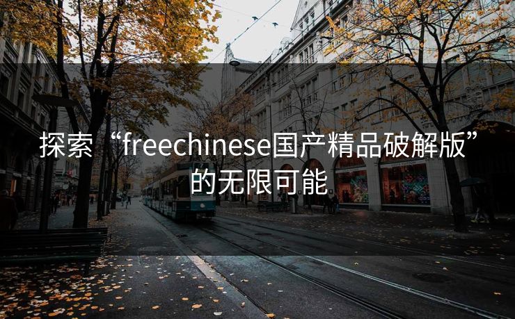 探索“freechinese国产精品破解版”的无限可能