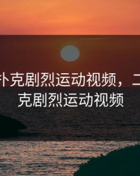 二人打扑克剧烈运动视频，二人打扑克剧烈运动视频