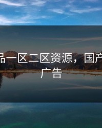 国产精品一区二区资源，国产一区 无广告