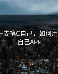 如何用一支笔C自己，如何用一支笔c自己APP